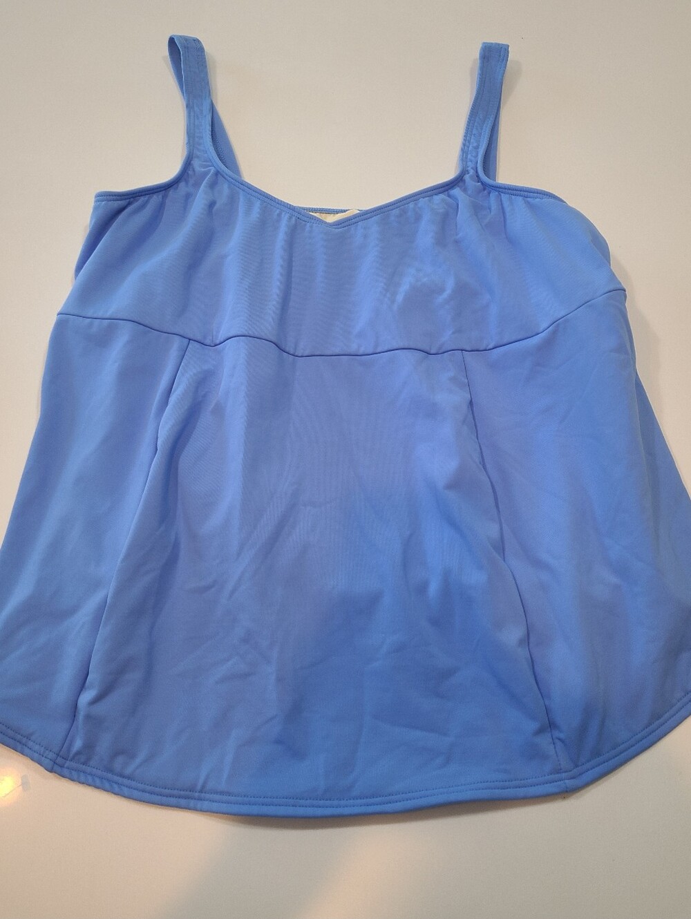 Lands' End Light Blue Swim Top in Size 18